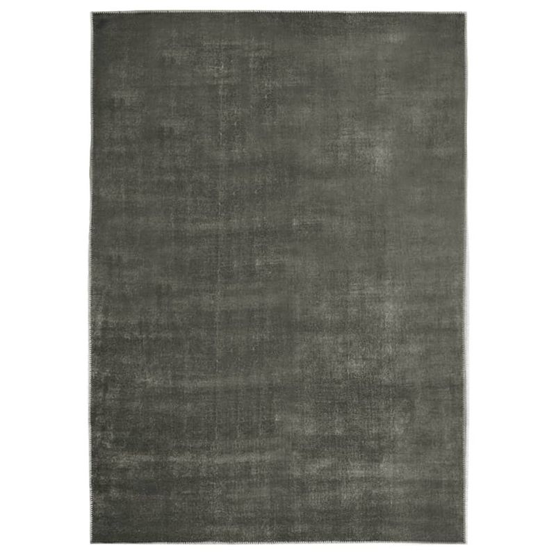 Foto van Vidaxl vloerkleed wasbaar opvouwbaar 120x170 cm polyester taupe