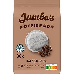 Foto van Jumbo'ss koffiepads mokka 36 stuks