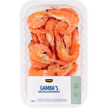 Foto van Jumbo gamba'ss ongepeld 250g