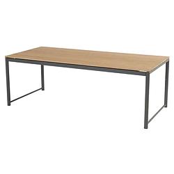 Foto van Hartman diningtafel fontaine antraciet 220 cm