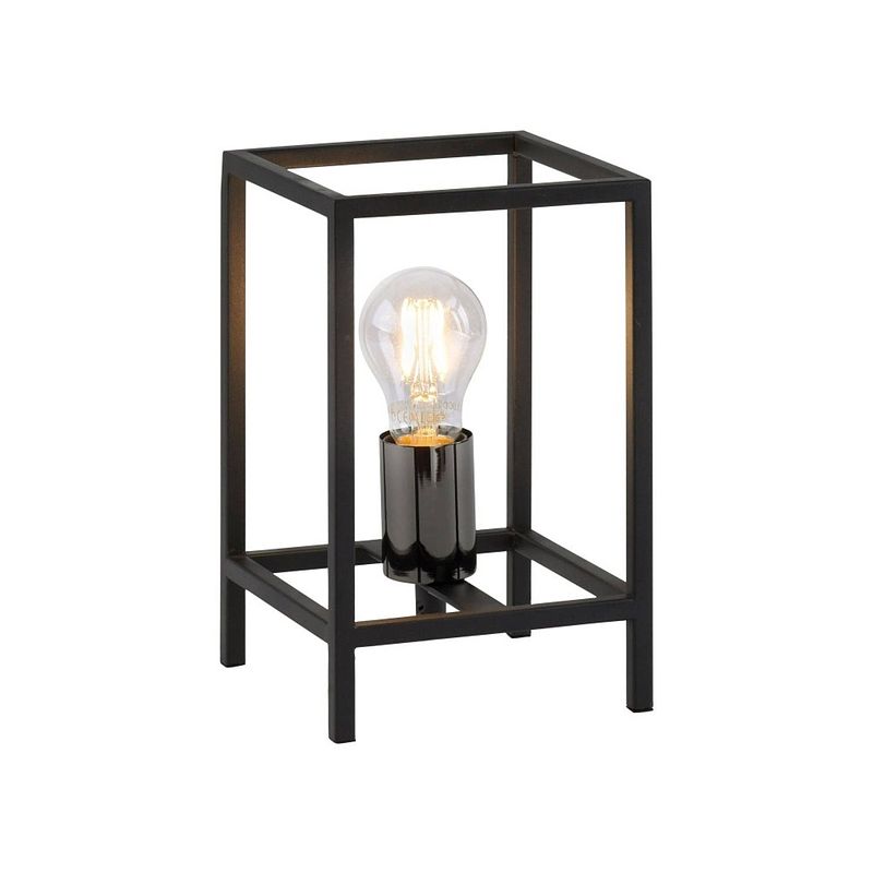 Foto van Lamponline tafellamp fabio b 15 cm h 23,5 cm zwart