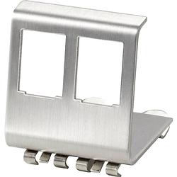 Foto van Renkforce renkforce din-rail adapter 2-voudig wit, rvs