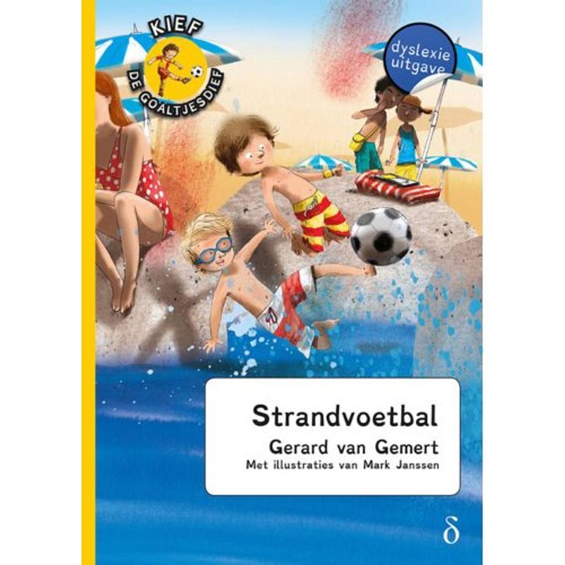 Foto van Strandvoetbal - dyslexie uitgave - kief,