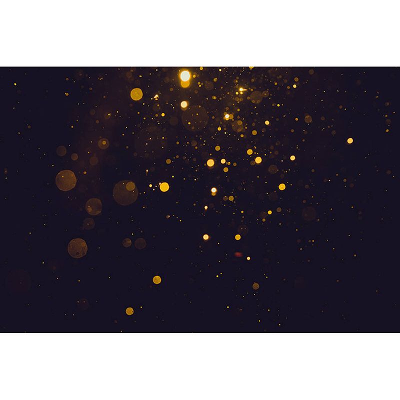 Foto van Spatscherm golden lights - 60x40 cm