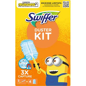 Foto van 40% korting | swiffer duster kit (1 handvat + 4 navullingen) aanbieding bij jumbo