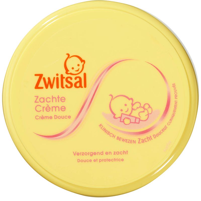 Foto van Zwitsal zachte crème pot - 200ml