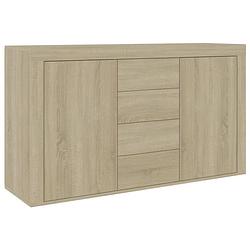 Foto van Vidaxl dressoir 120x36x69 cm spaanplaat sonoma eikenkleurig