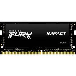 Foto van Kingston fury impact werkgeheugenmodule voor laptop ddr4 32 gb 1 x 32 gb 3200 mhz 204-pins so-dimm cl20 kf432s20ib/32