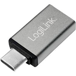 Foto van Logilink usb 3.2 gen 1 (usb 3.0) adapter [1x usb-c® stekker - 1x usb 3.2 gen 1 bus a (usb 3.0)] au0042