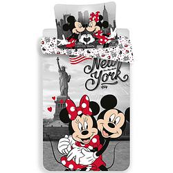 Foto van Disney minnie mouse dekbedovertrek new york - eenpersoons - 140 x 200 cm - multi