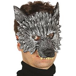 Foto van Halloween wolf/wolven horror/halloween masker van foam - verkleedmaskers