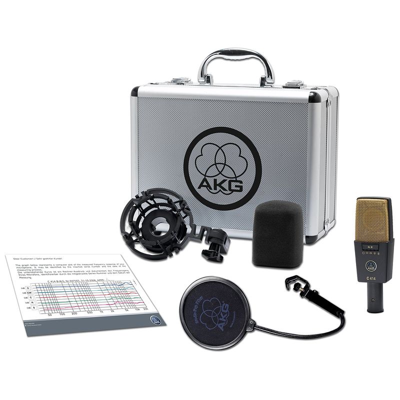 Foto van Akg c 414 xlii condensator studiomicrofoon