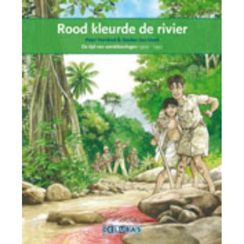 Foto van Rood kleurde de rivier / indonesie - terugblikken