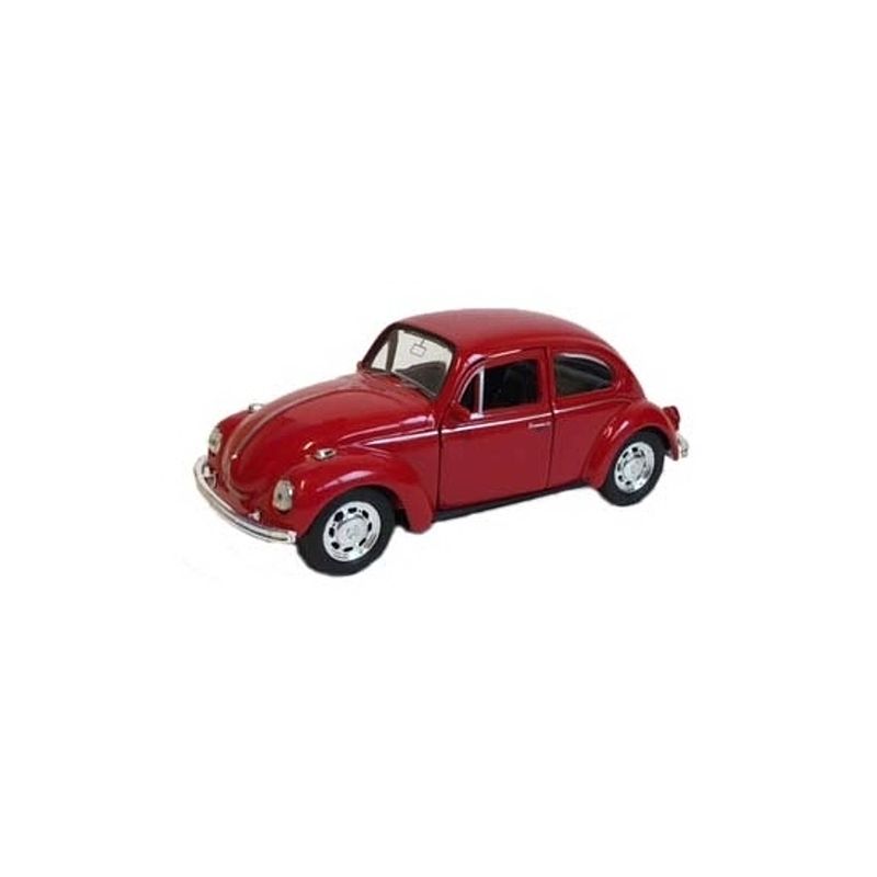 Foto van Speelauto volkswagen kever rood 12 cm - speelgoed auto's