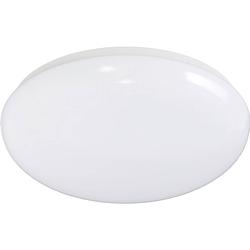 Foto van Led plafondlamp - aigi arory - opbouw rond - 12w - natuurlijk wit 4000k - mat wit - aluminium