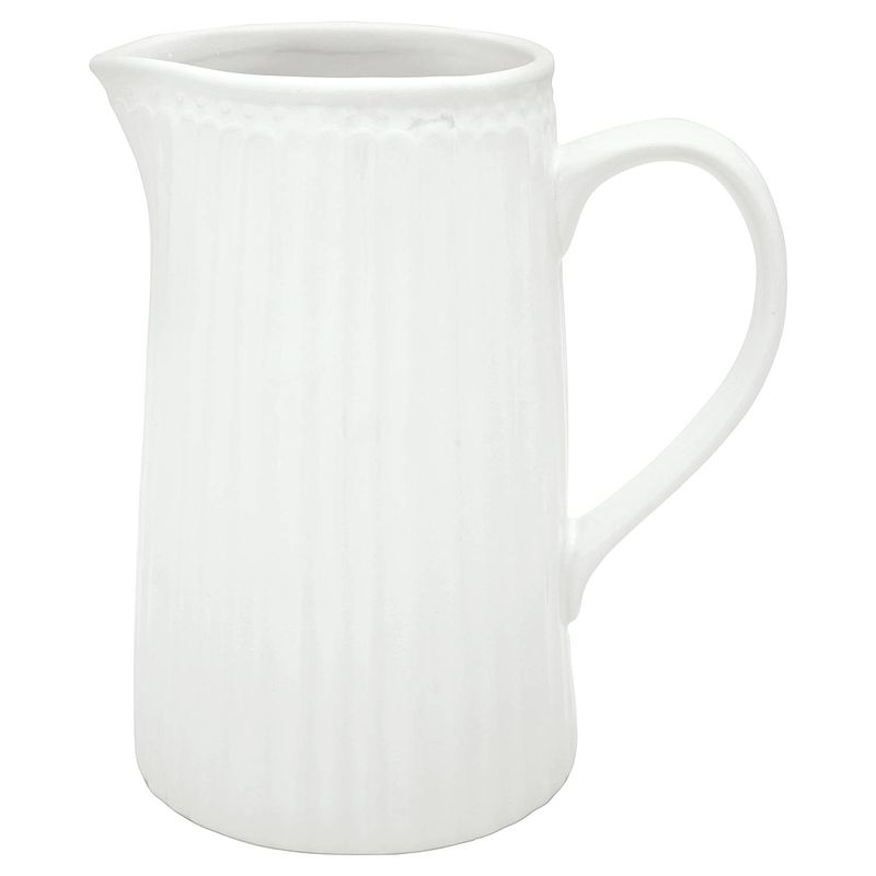 Foto van Greengate schenkkan alice wit (1 liter) h 17.6 cm