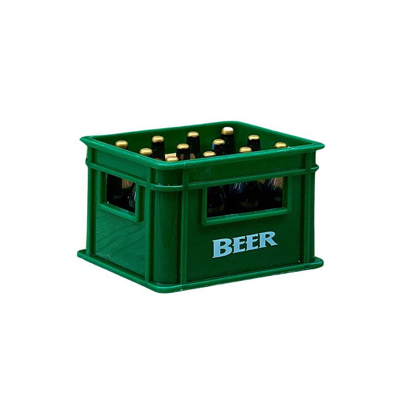 Foto van Bottle opener with magnet, beer crate-rood - rood