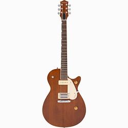 Foto van Gretsch g2215-p90 streamliner junior jet club single barrel stain elektrische gitaar met broad'stron en p90 elementen