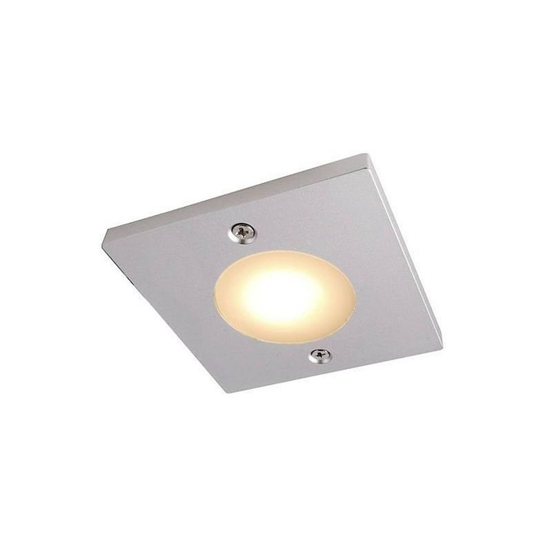 Foto van Deko light fine i opbouwlamp led led vast ingebouwd 3 w energielabel: g (a - g) warmwit zilver-grijs (ral 7001)