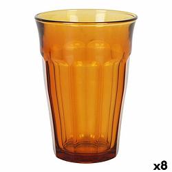 Foto van Glazenset duralex picardie amber 4 onderdelen 360 ml (8 stuks)