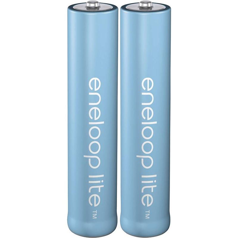 Foto van Panasonic eneloop lite hr03 oplaadbare aaa batterij (potlood) nimh 550 mah 1.2 v 2 stuk(s)