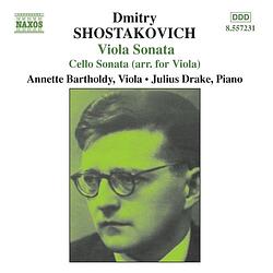 Foto van Shostakovich: viola sonata / cello sonata (arr. for viola) - cd (0747313223121)