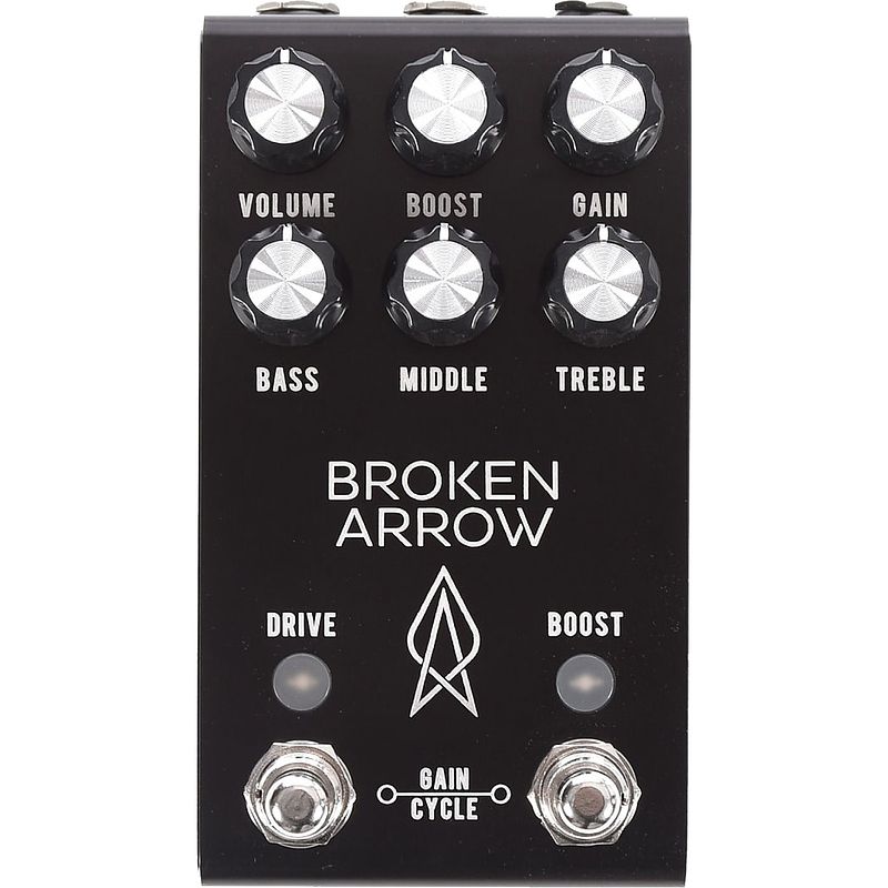 Foto van Jackson audio broken arrow v2 midi black overdrive effectpedaal