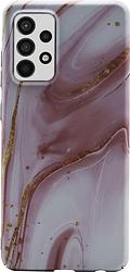 Foto van Bluebuilt pink marble hard case samsung a52s / a52 back cover