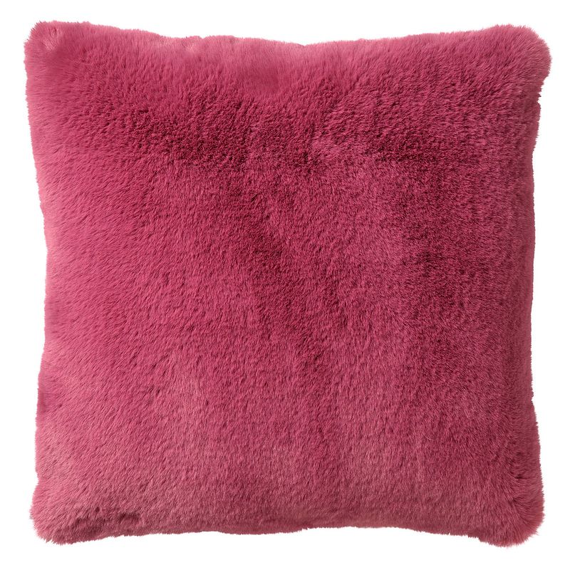 Foto van Dutch decor zaya - kussenhoes unikleur heather rose 45x45 cm - roze - roze