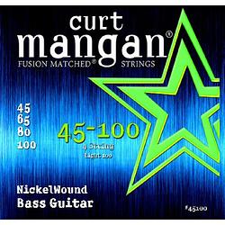 Foto van Curt mangan nickel wound 45-100 light snarenset voor elektrische basgitaar