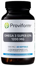 Foto van Proviform omega 3 super epa 1200mg softgels 60st