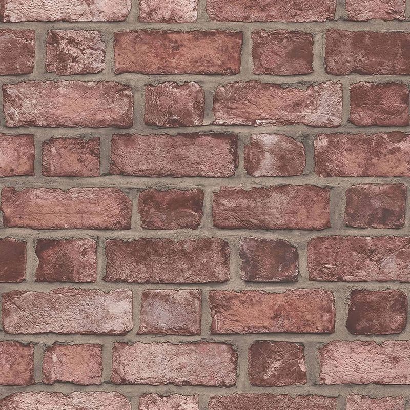 Foto van Homestyle behang brick wall rood