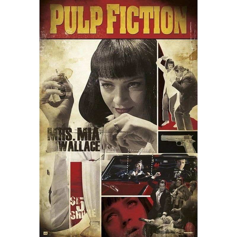 Foto van Grupo erik pulp fiction mia poster 61x91,5cm