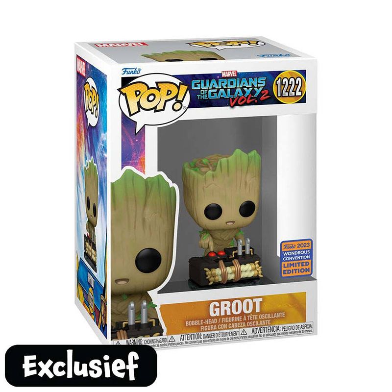 Foto van Funko pop! figuur guardians of the galaxy volume 2 groot