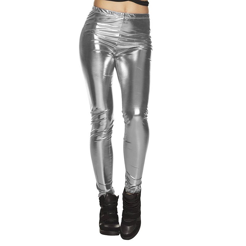 Foto van Boland legging glance dames zilver one size