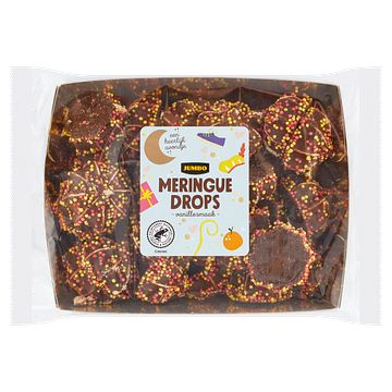 Foto van Jumbo meringue drops chocolade vanille 100g