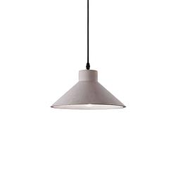 Foto van Ideal lux - oil - hanglamp - koper - e27 - grijs