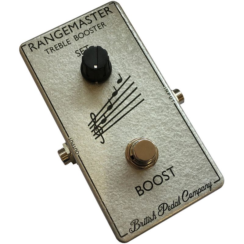 Foto van British pedal company compact series rangemaster treble booster effectpedaal