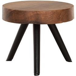 Foto van Must living coffee table disk small, 3 legs, 10 cm top,± 35xø40 cm,...