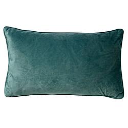 Foto van Dutch decor finn - sierkussen velvet sagebrush green 30x50 cm - groen - groen