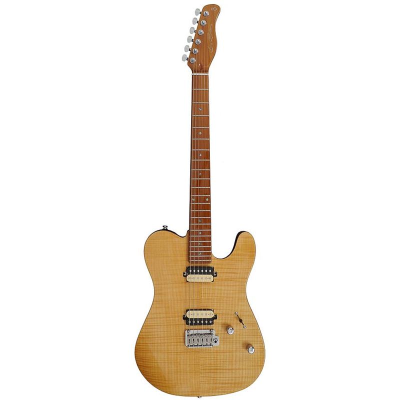 Foto van Sire larry carlton t7 flame maple natural elektrische gitaar