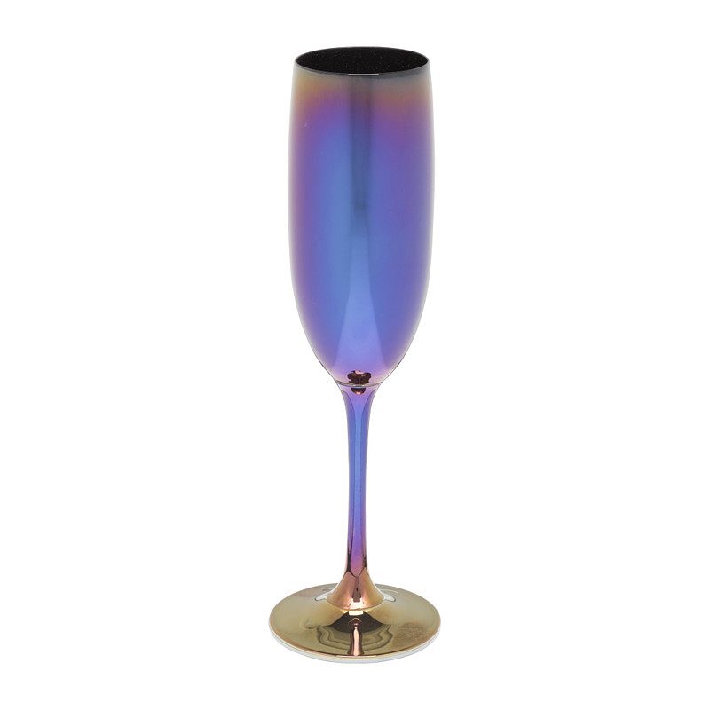 Foto van Champagneglas regenboog - 175 ml