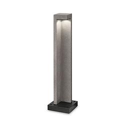 Foto van Moderne led sokkellamp - ideal lux titano - grijs - buitenverlichting - stijlvol design