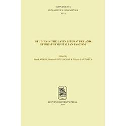 Foto van Studies in the latin literature and epigraphy in
