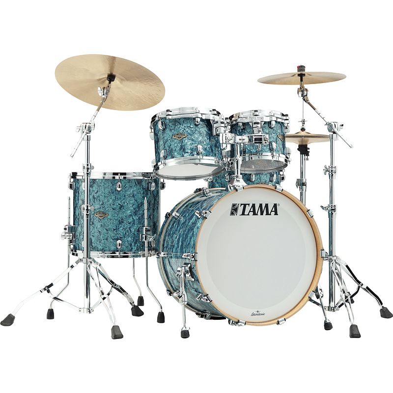 Foto van Tama wbr42s-tqp starclassic w/b turquoise pearl 4d. shellset