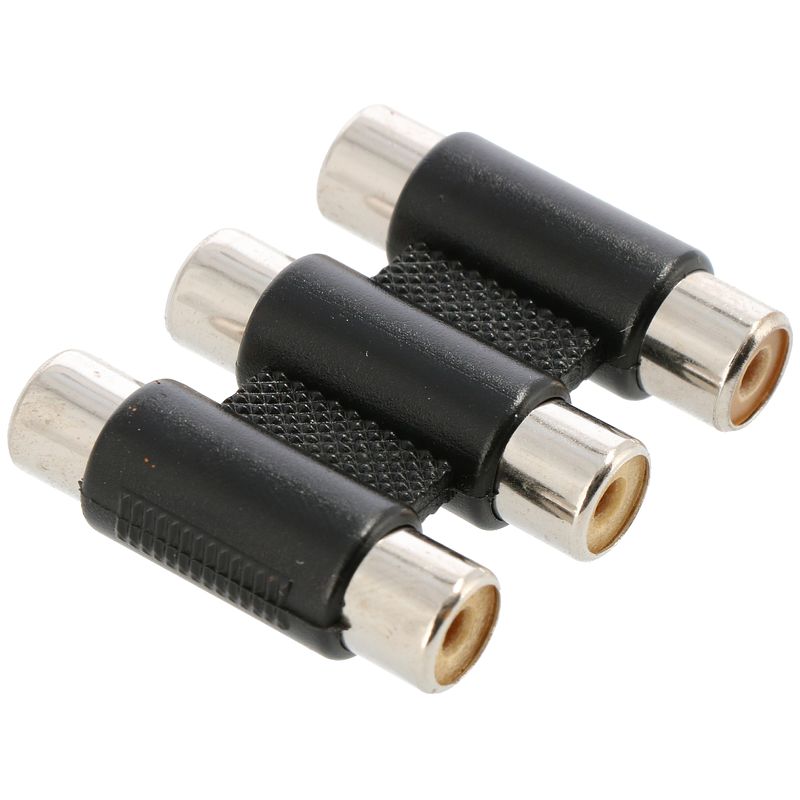 Foto van Devine ada903 adapter 3x (rca female - rca female)