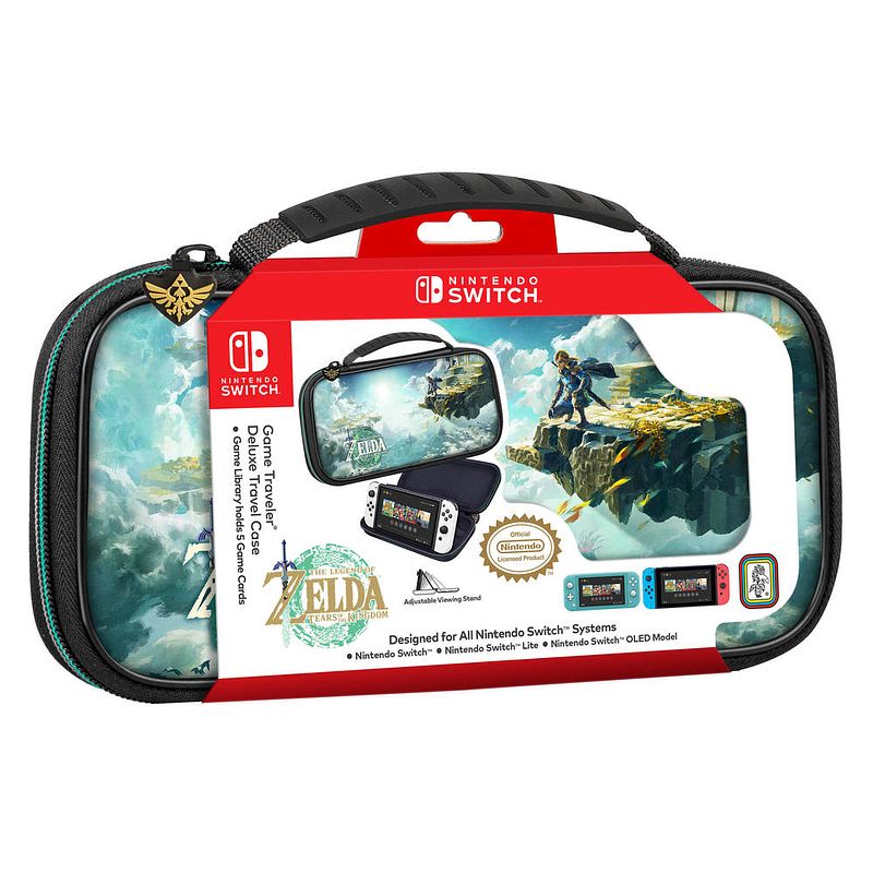 Foto van Nintendo switch the legend of zelda tears of the kingdom deluxe travel case