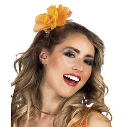 Foto van Boland haaraccessoire oranje bloem