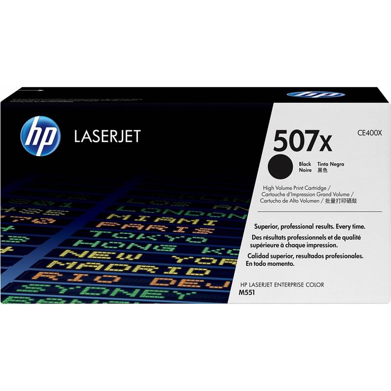 Foto van Hp 507x zwart toner