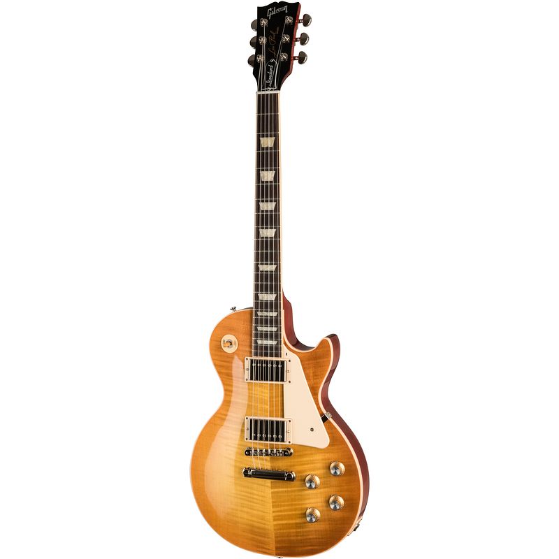 Foto van Gibson original collection les paul standard 60s unburst elektrische gitaar met koffer